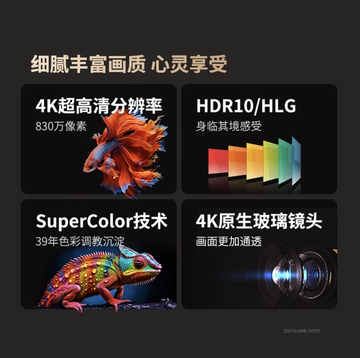 优派上架 LX720-4KC Ultra 投影仪:支持 1440P 120Hz/4K 60Hz、纯三色激光光源,6999 元