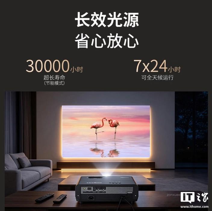 优派上架 LX720-4KC Ultra 投影仪:支持 1440P 120Hz/4K 60Hz、纯三色激光光源,6999 元