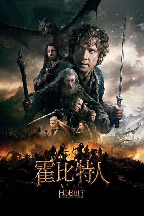 霍比特人3:五军之战 海报