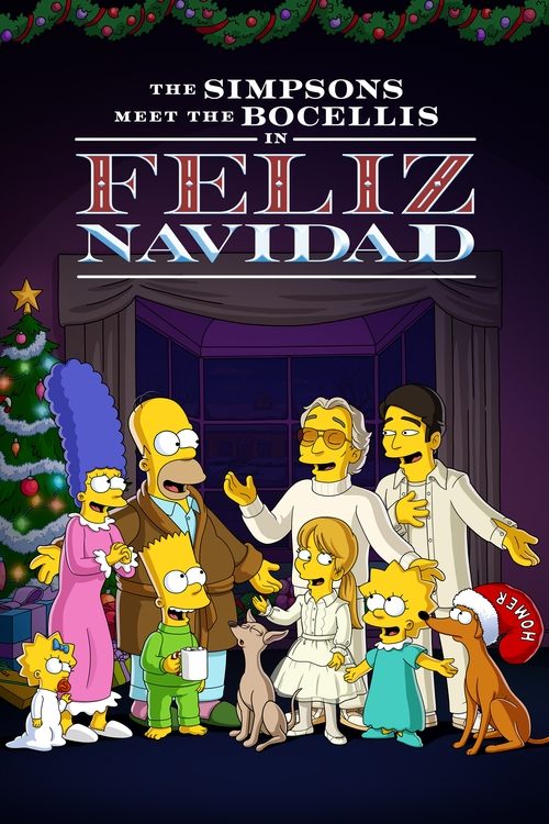 The Simpsons Meet the Bocellis in "Feliz Navidad" 海报